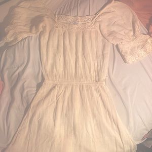 White dress, a little see through